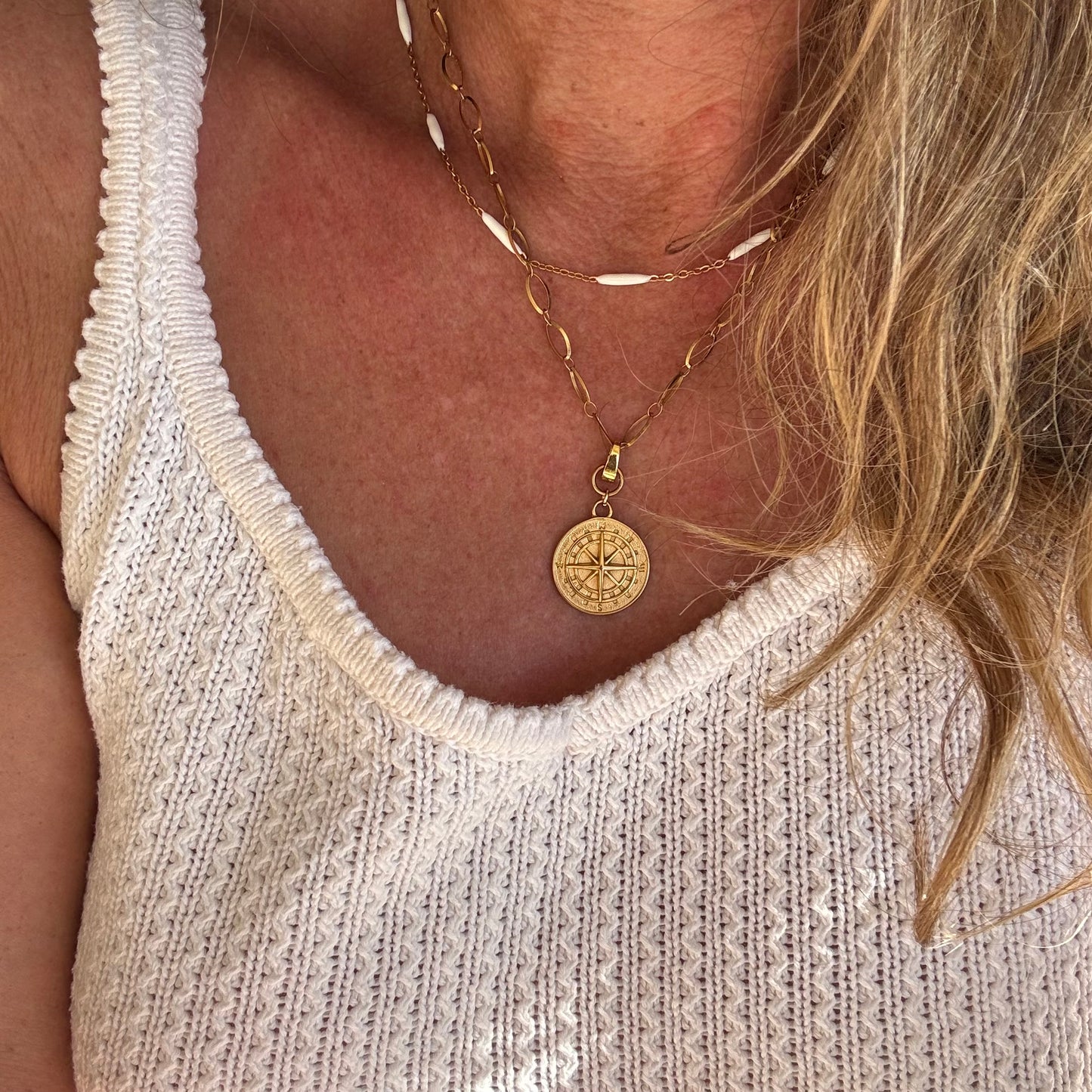 Tassie Girl’s Compass Charm - Medium