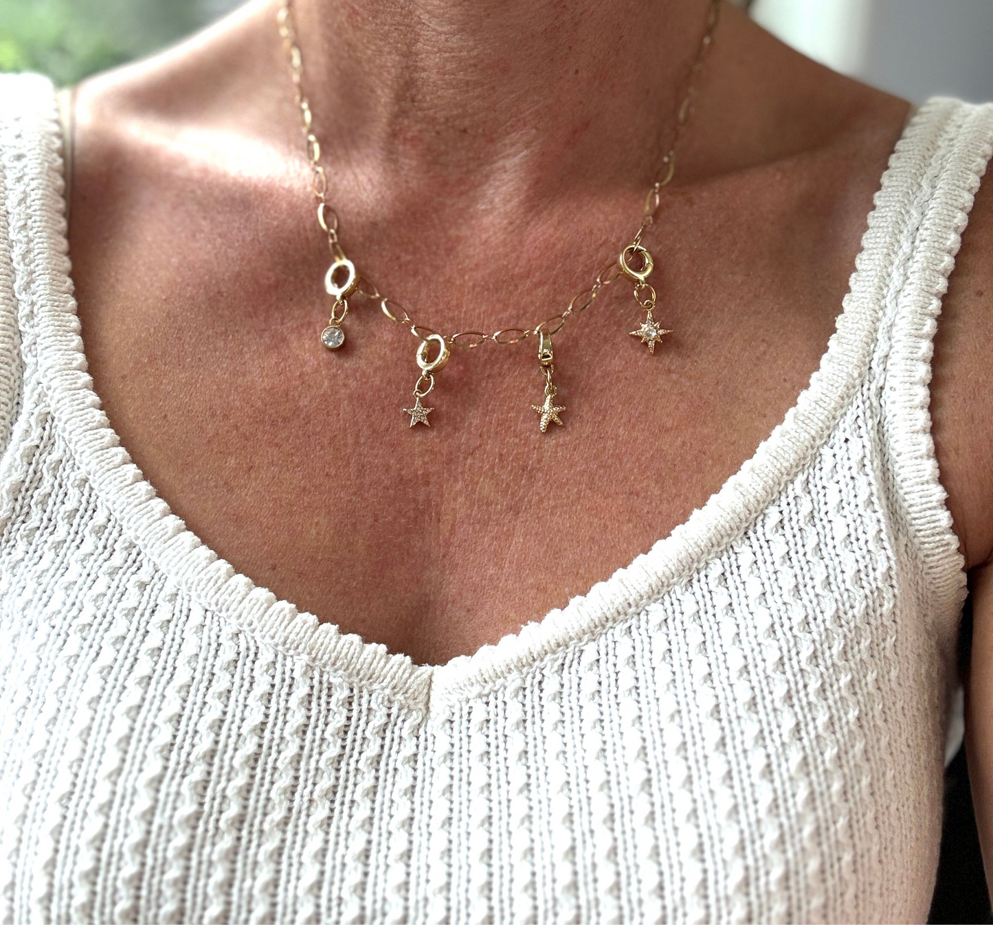 Glamorous North Star Charm