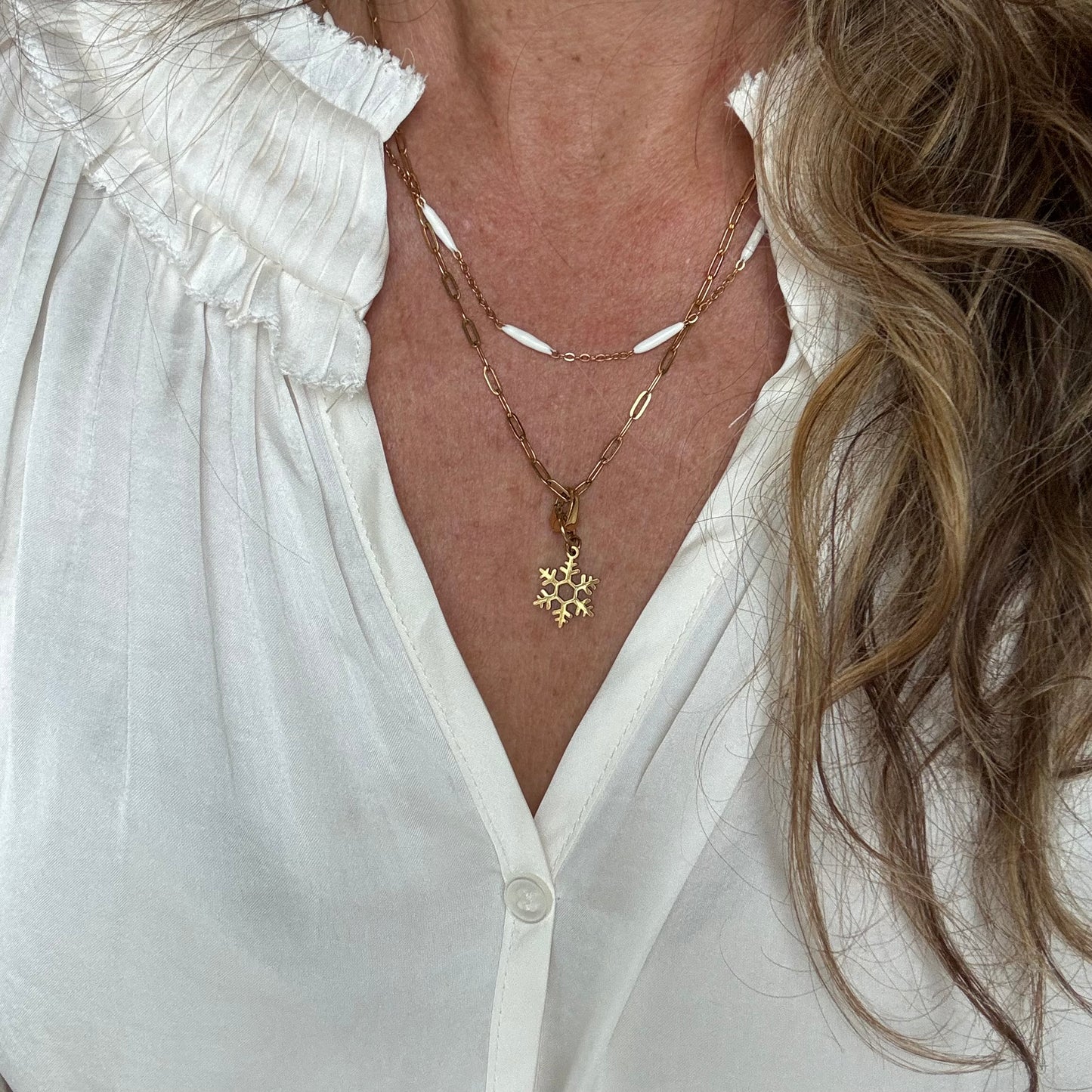 Winter Snowflake Charm