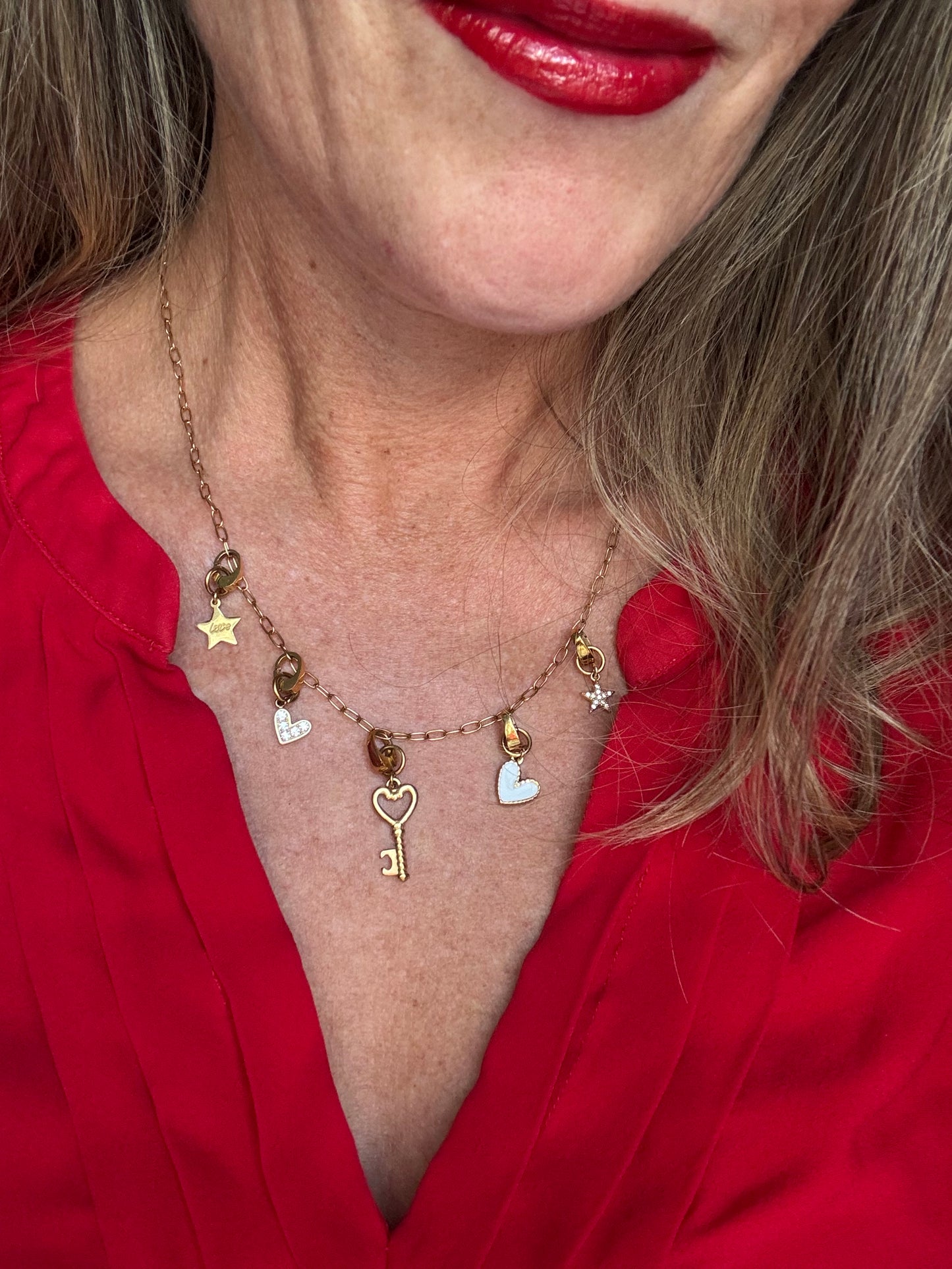 The Valentine's Charm Chain