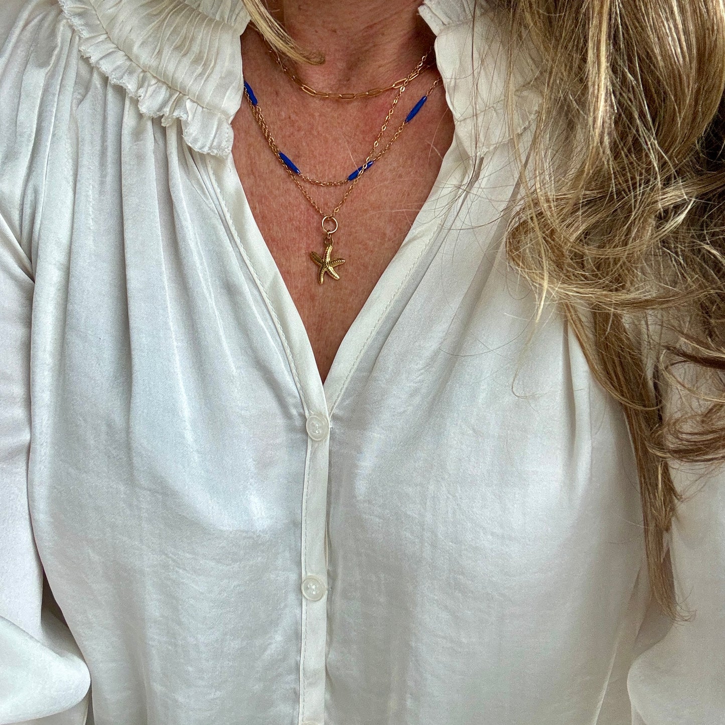 The Party Capsule Chain - Cobalt Blue