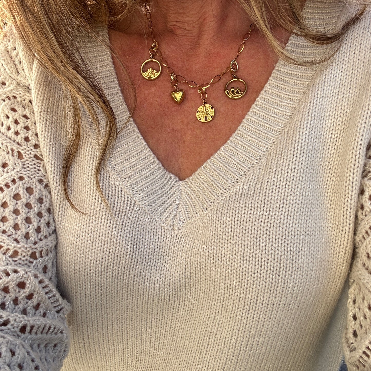 Puerto Rican Sand Dollar Charm