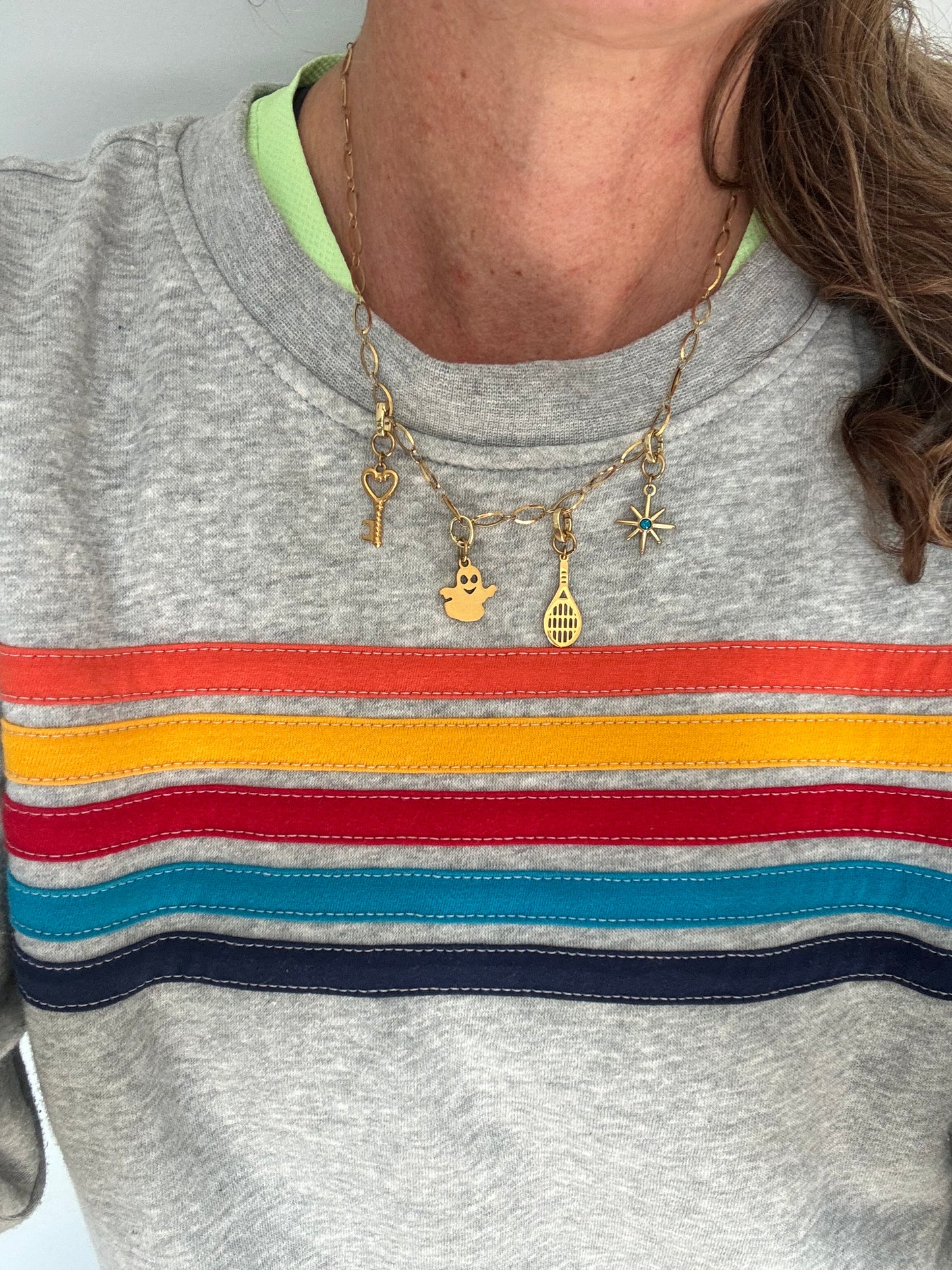 Winners are Grinners Tennis Racket Charm