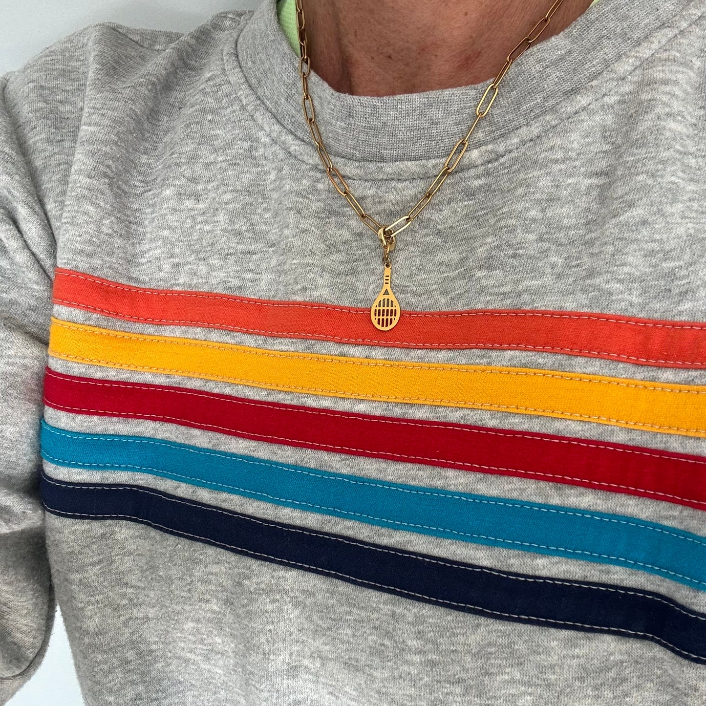 Winners are Grinners Tennis Racket Charm