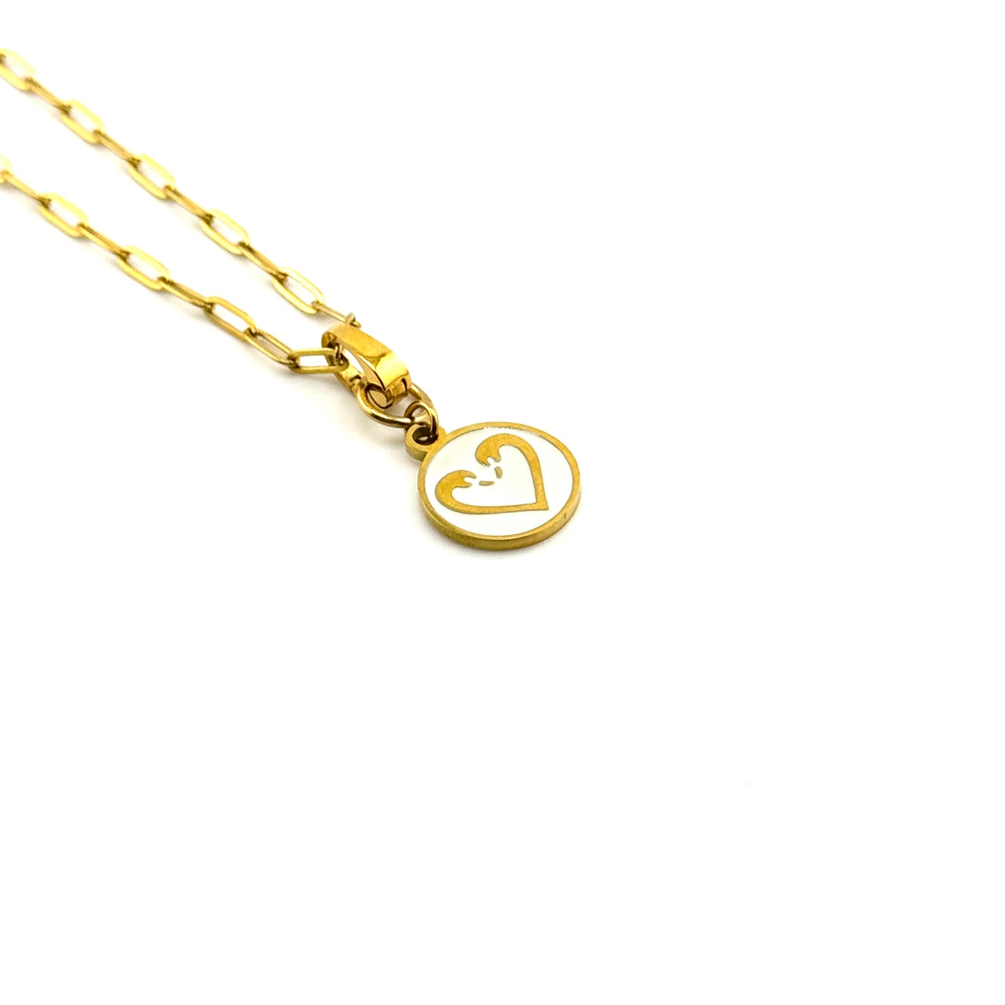 Serenity Heart Charm