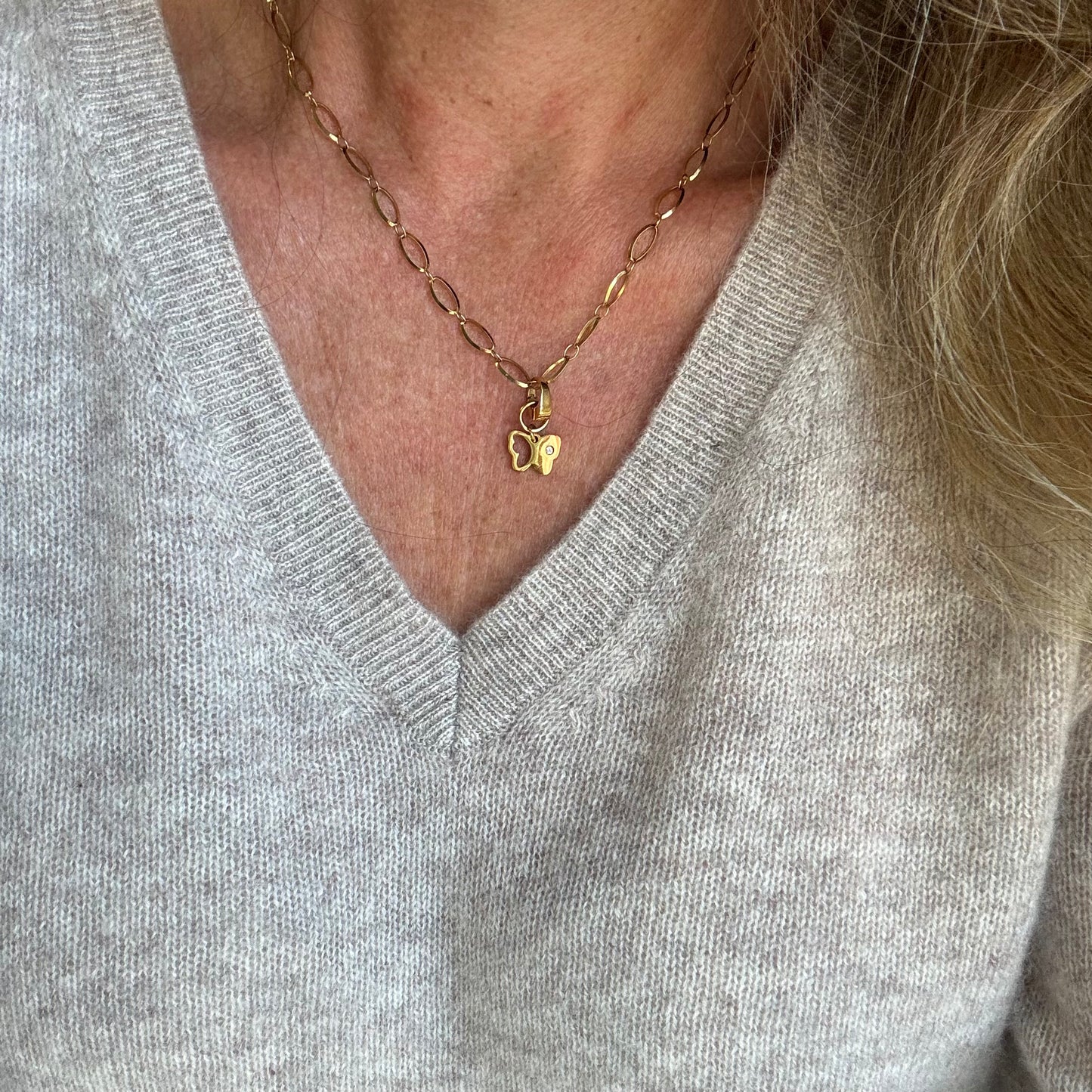 Sparkling Butterfly Charm