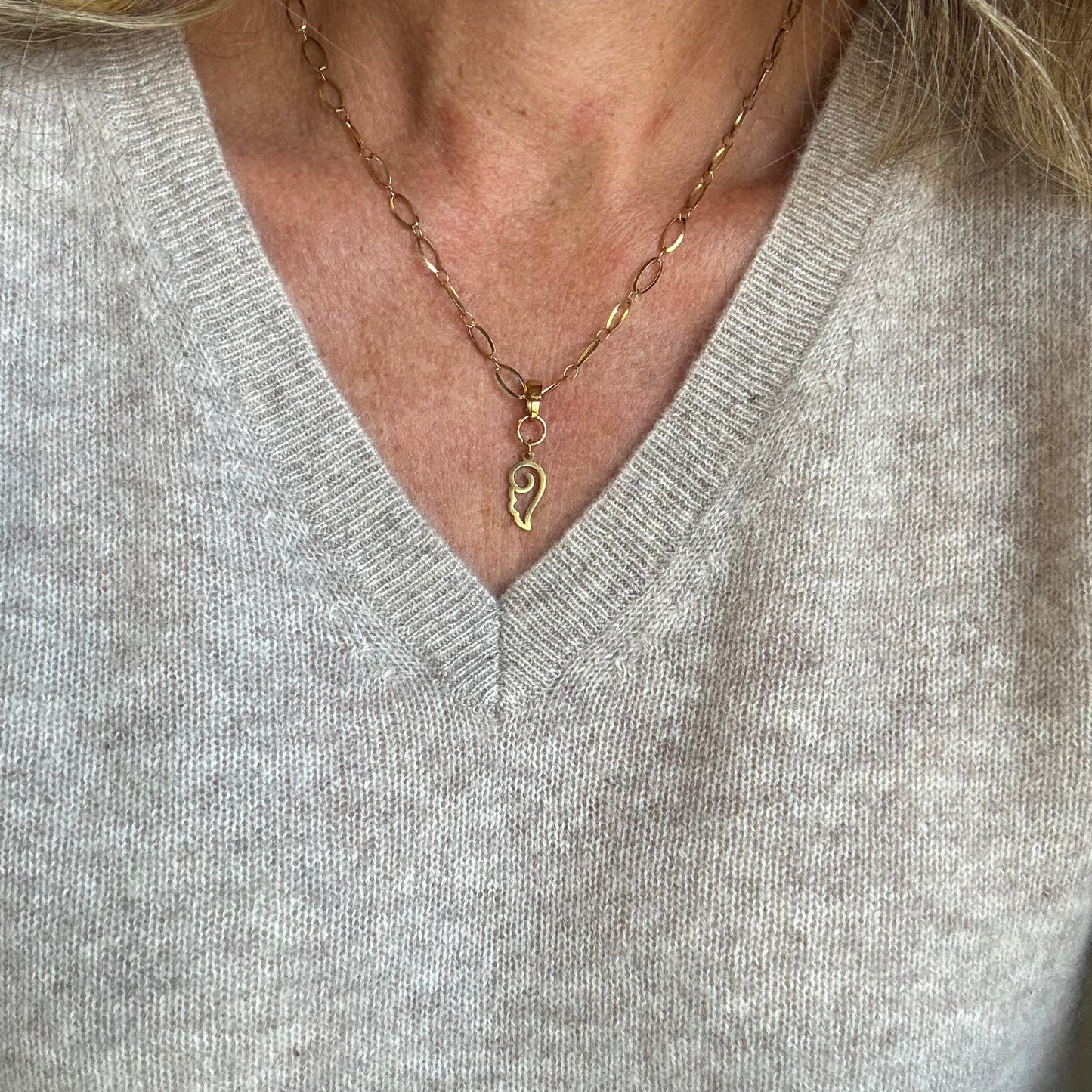 Delicate Angel Wing Charm