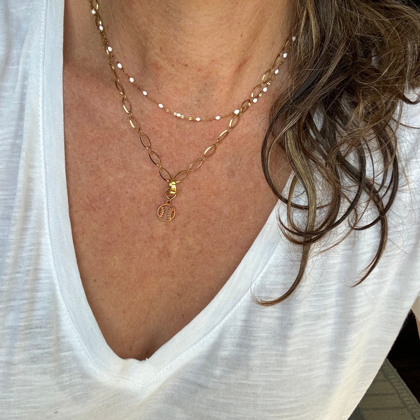 Home Run Baseball Charm