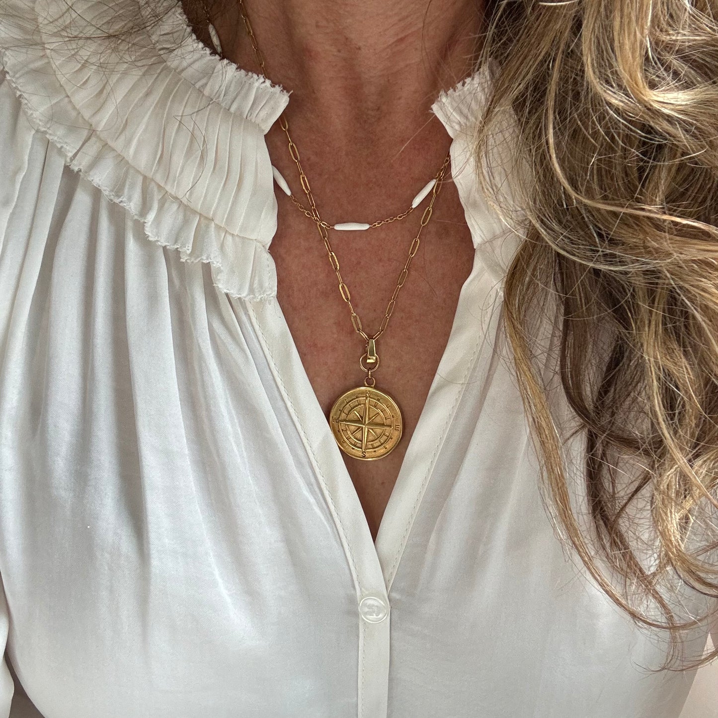 Tassie Girl’s Compass Charm - Large
