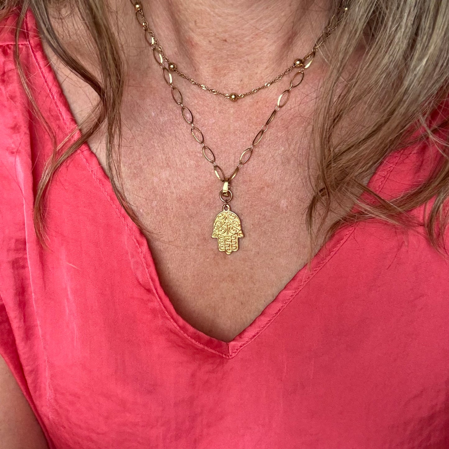 Positive Energy Hamsa Hand Charm