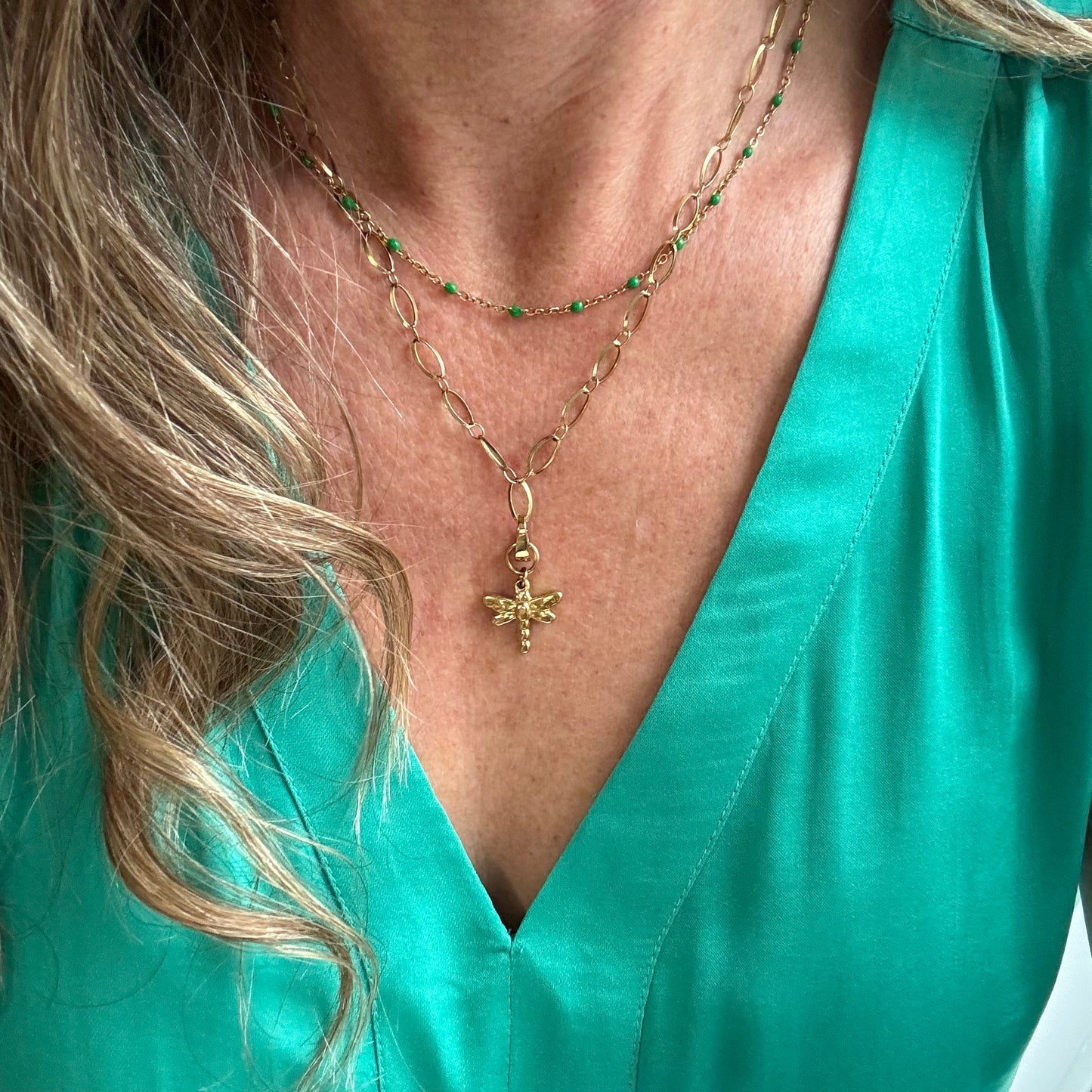 Lake Raponda Solid Dragonfly Charm