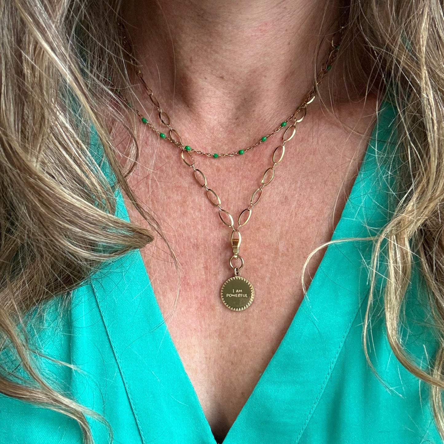 I am Powerful Reminder Charm