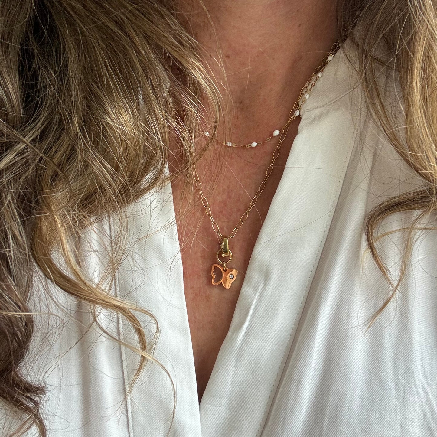 Sparkling Butterfly Charm