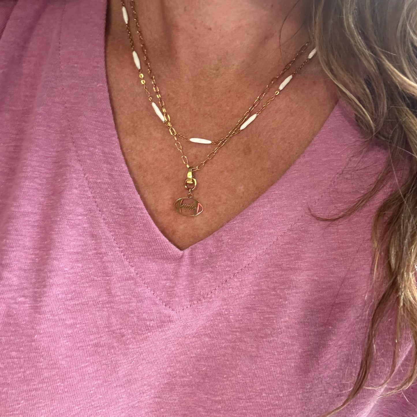 Touchdown American Football Charm