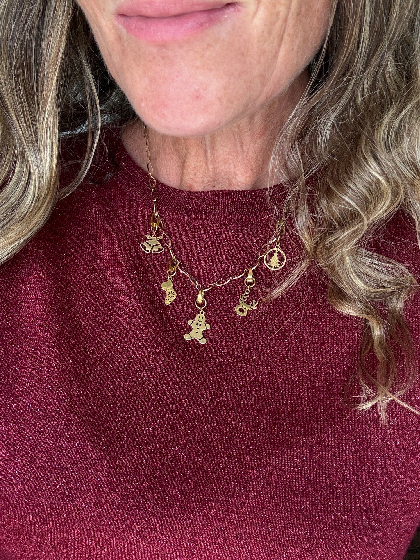 Holiday Season Gingerbread Man Charm