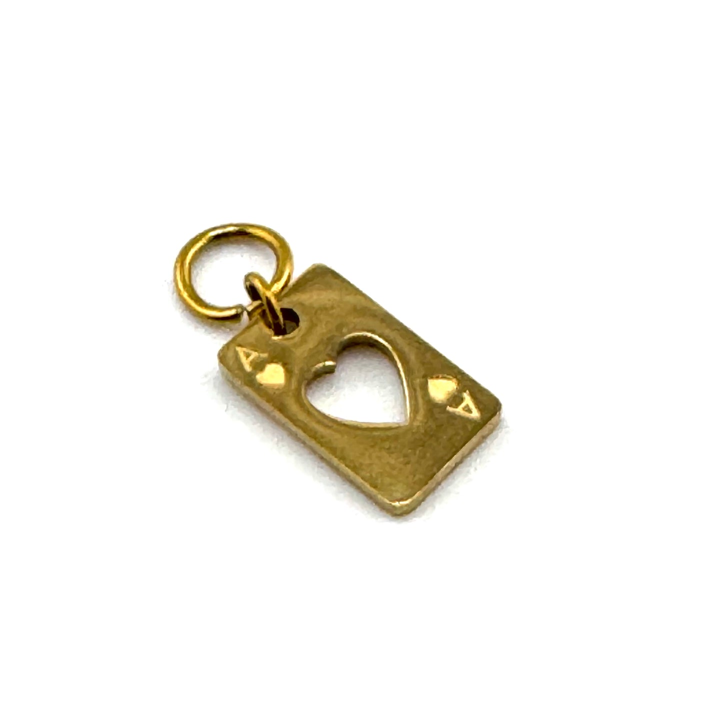 Ace of Hearts Winning Card Charm