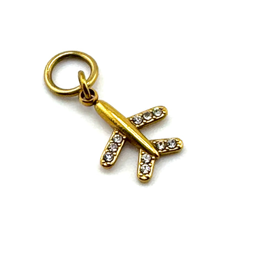 Wanderlust Airplane Charm