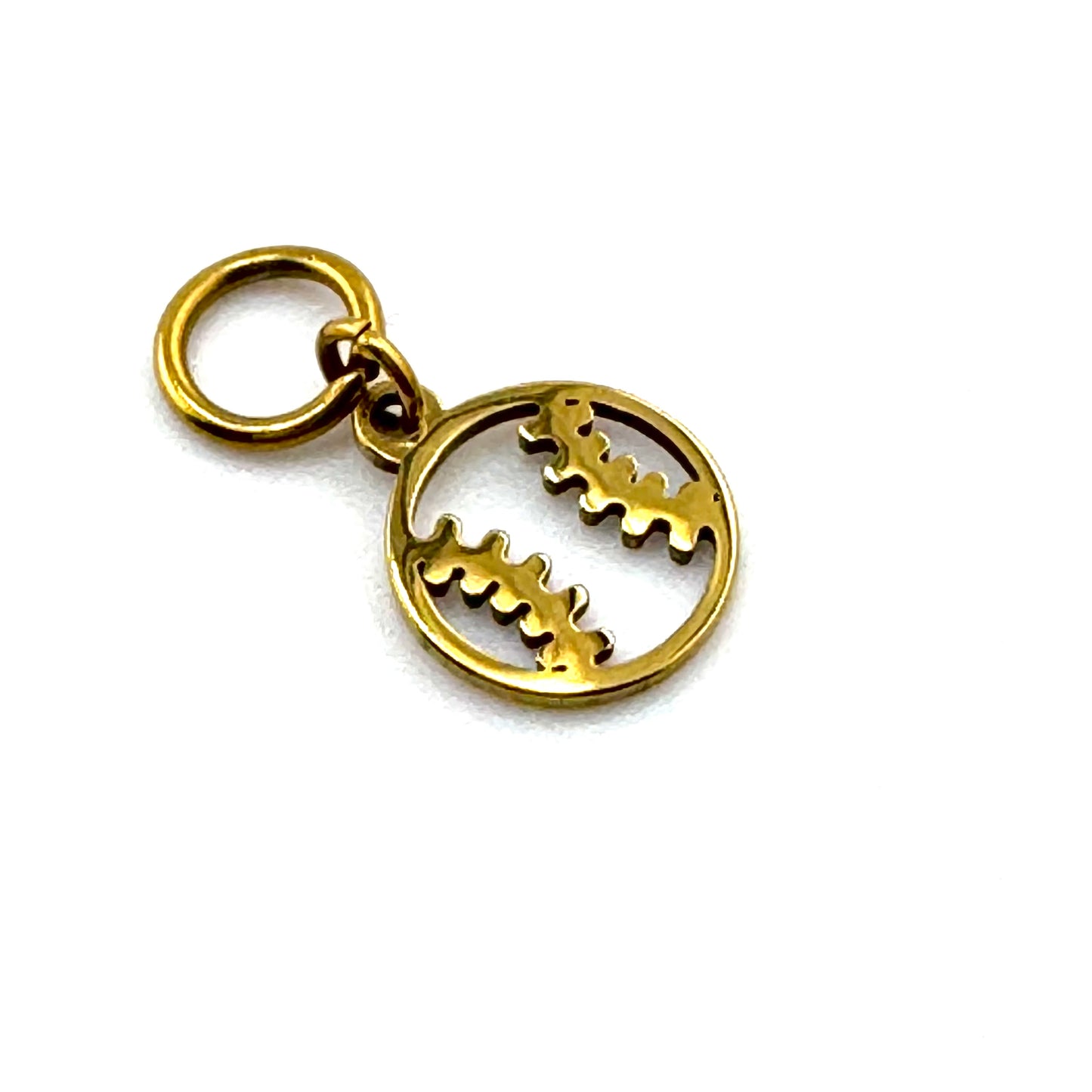 Home Run Baseball Charm