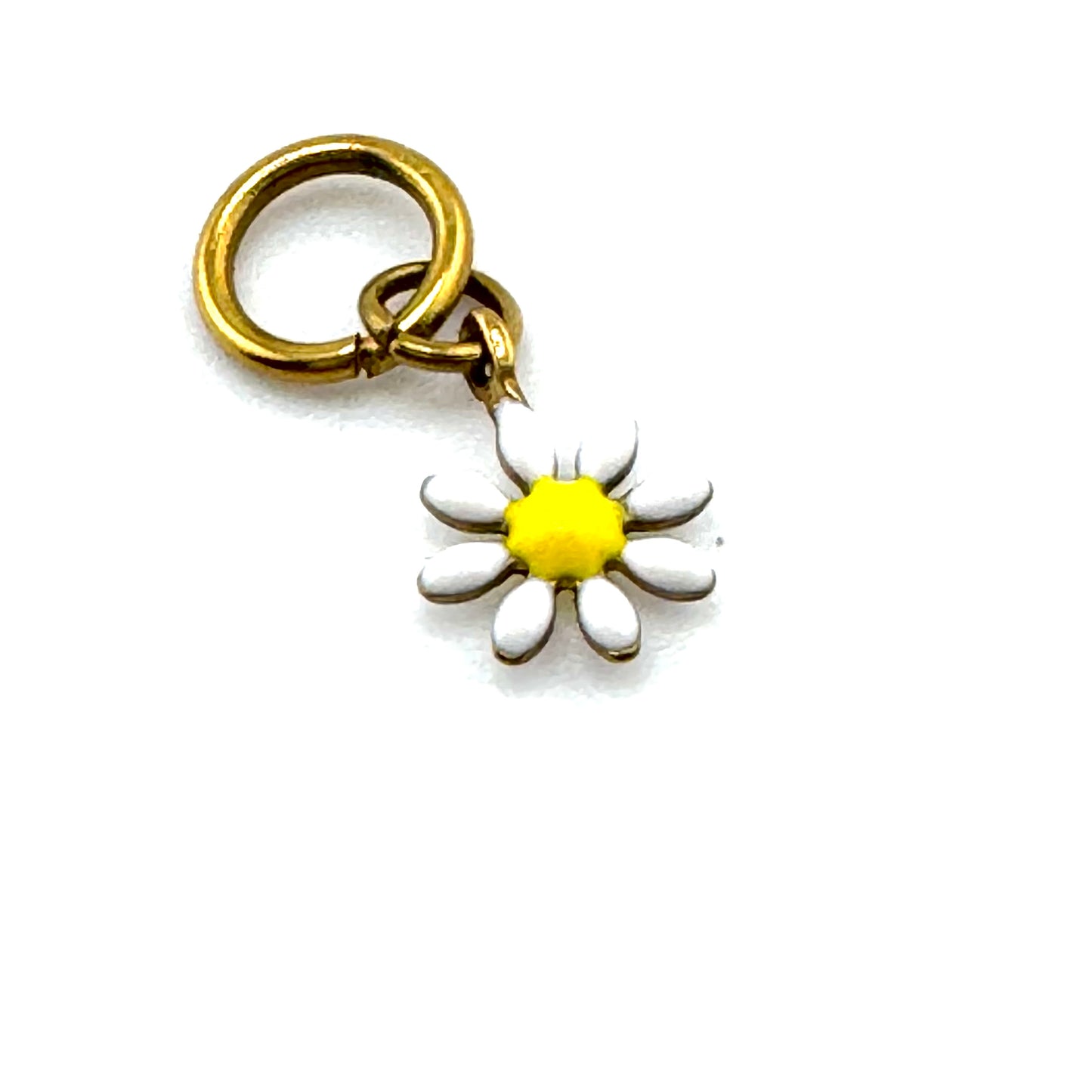 Little White Daisy Charm