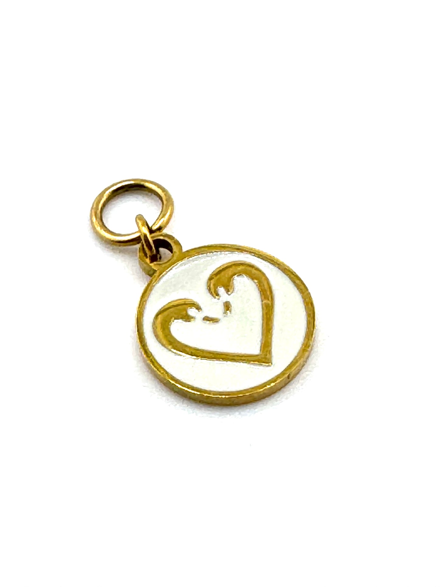 Serenity Heart Charm