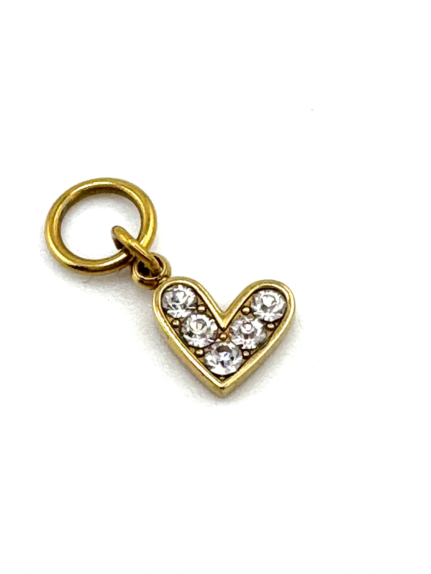 Mini Sparkling Heart Charm