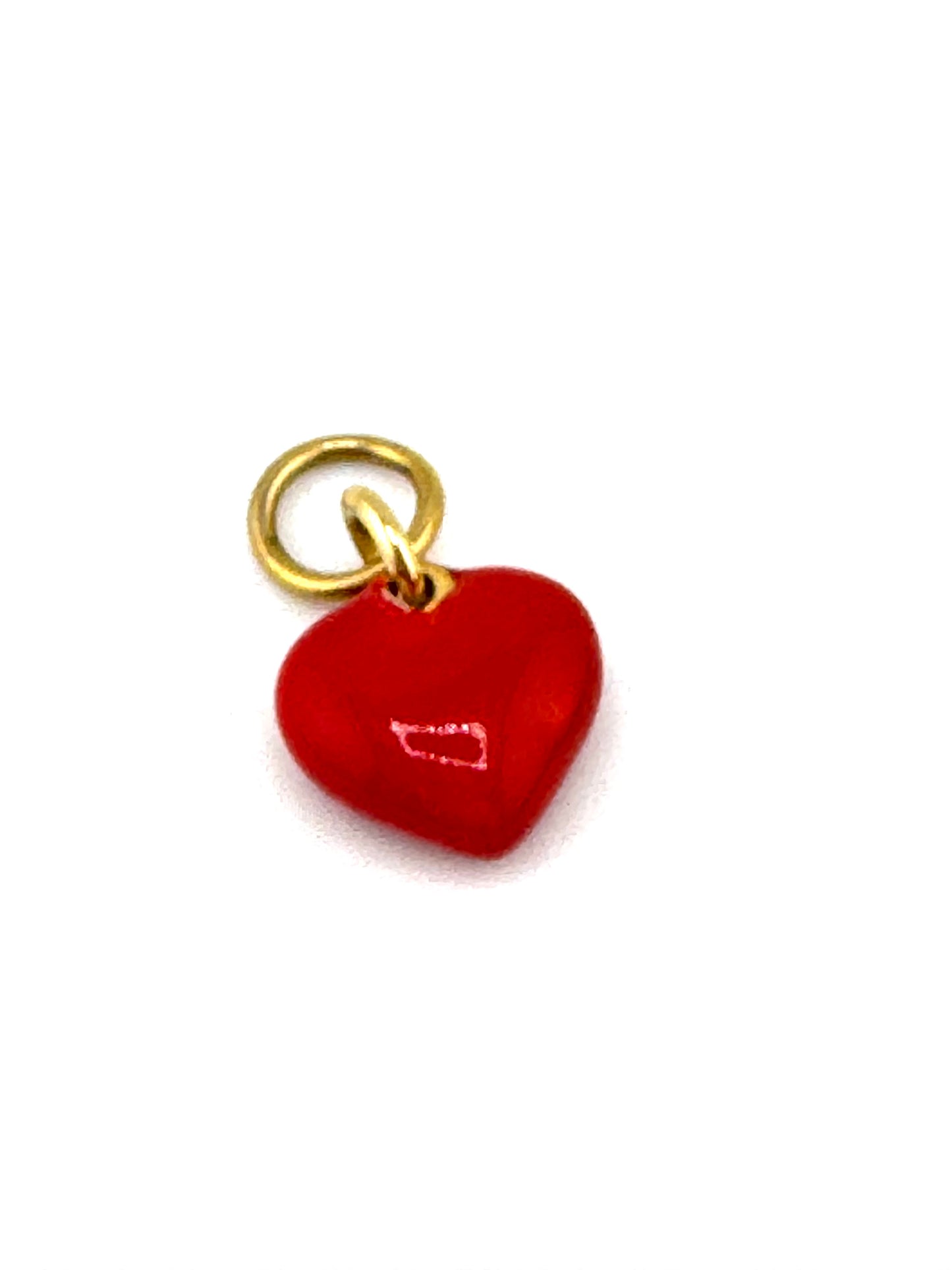 Blood Red Heart Charm
