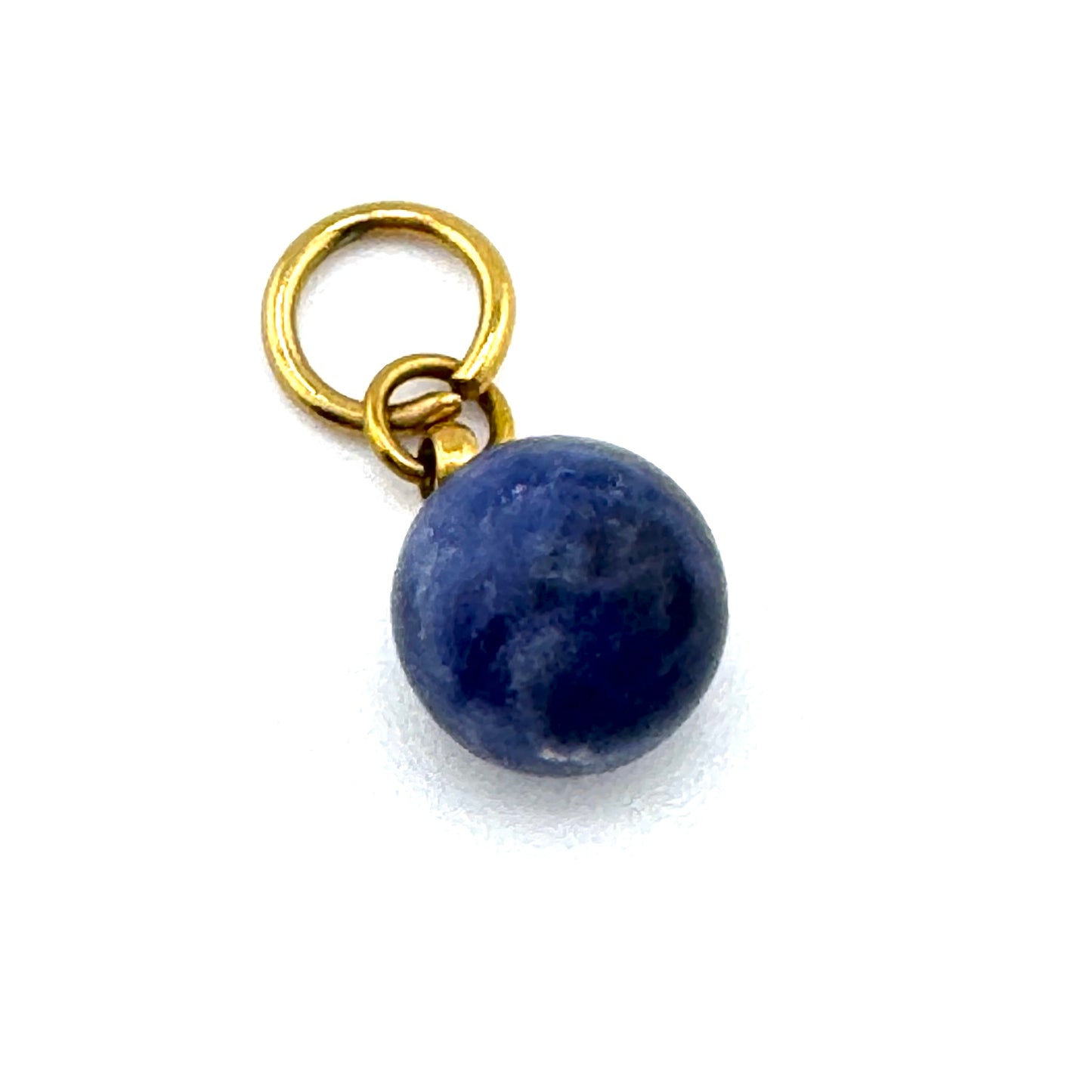 Eternity Sphere Charm - Natural Sodalite Stone