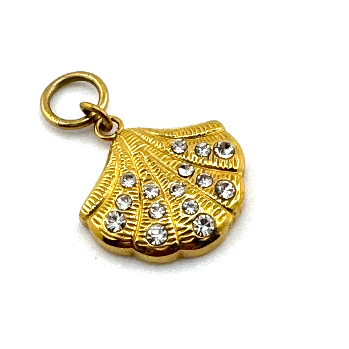 Saint Lucia Sparkling Shell Charm