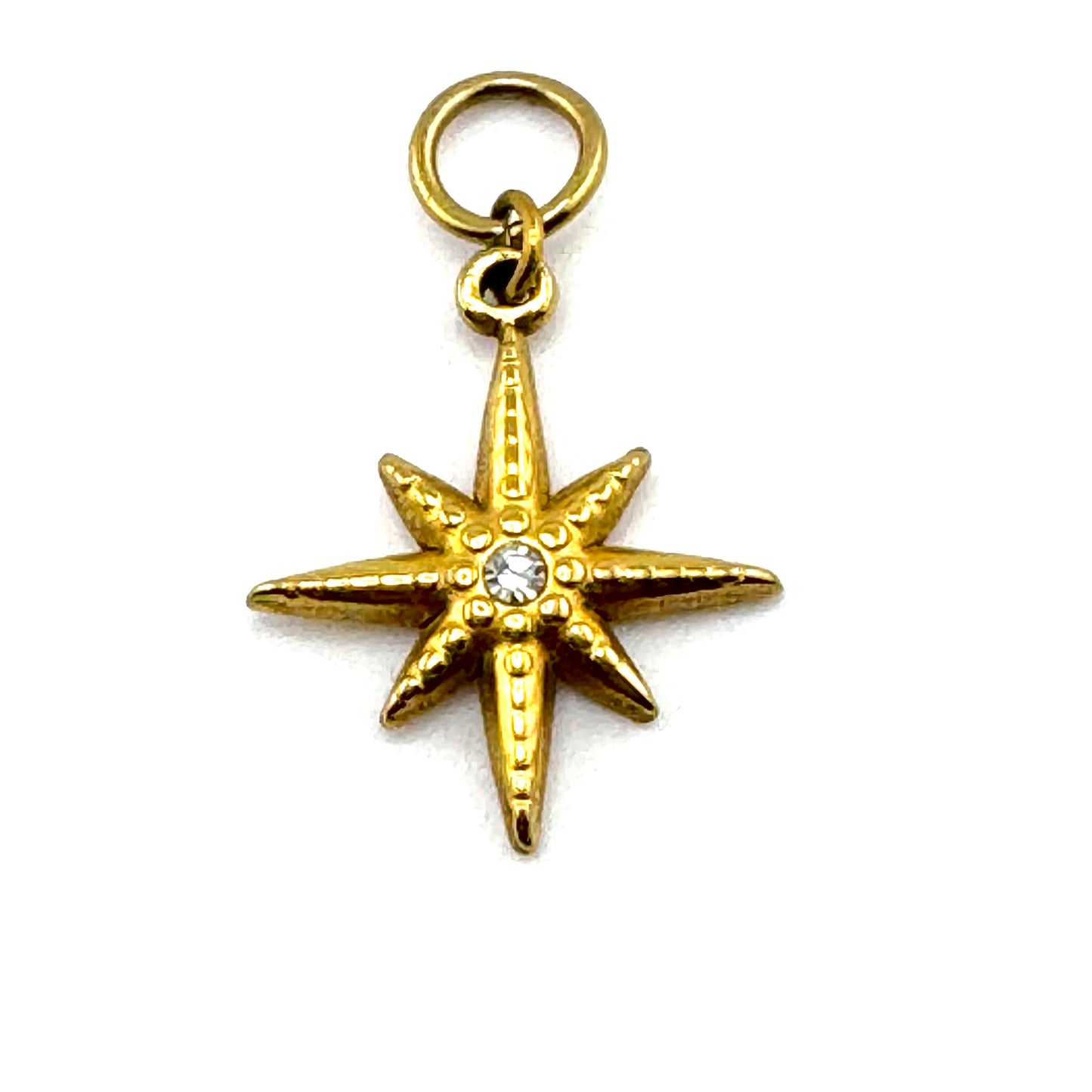 Sparkling North Star Charm