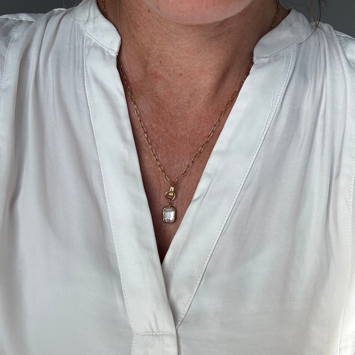 Brazilian Beauty Charm - Glass Diamond