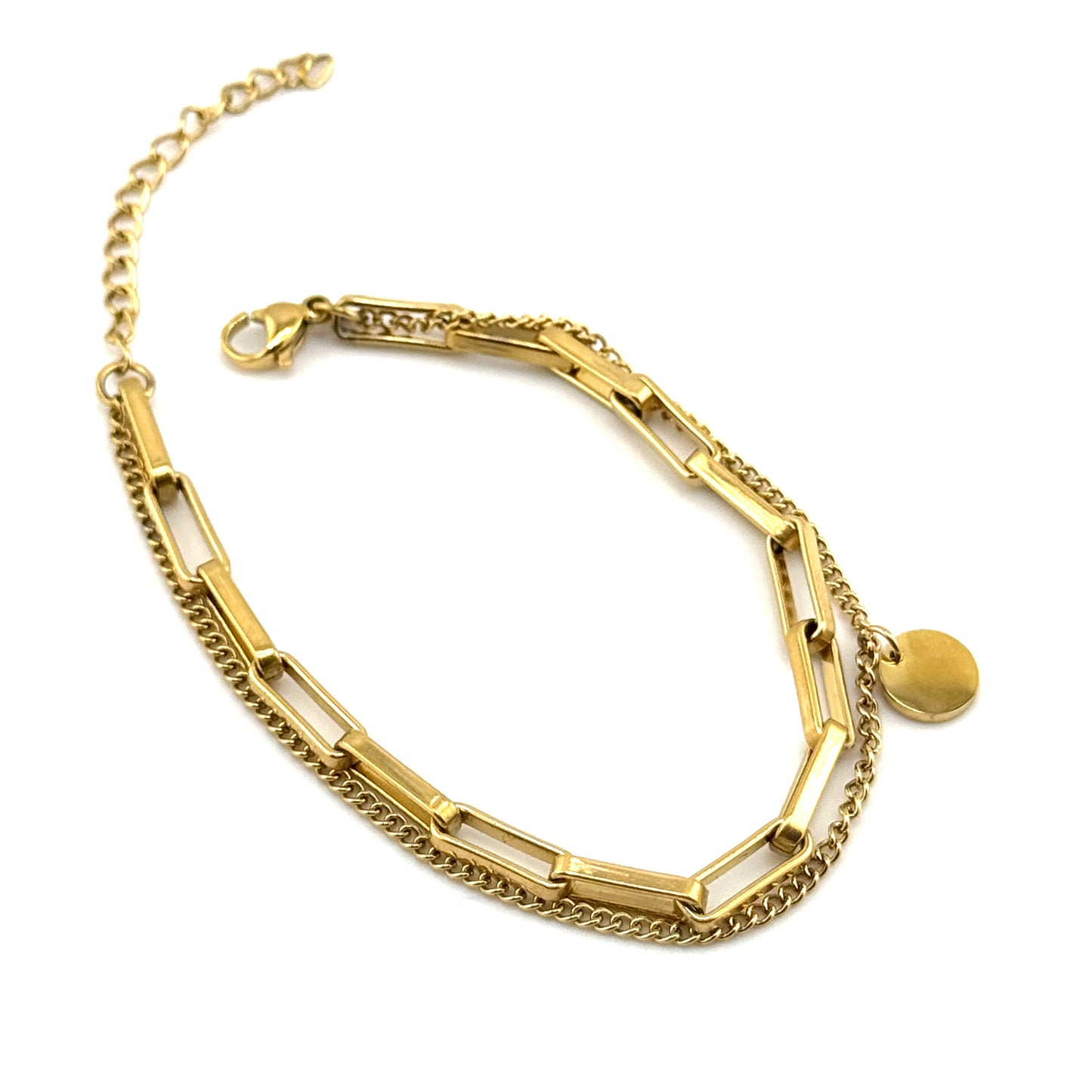Day to Night Paperclip Bracelet