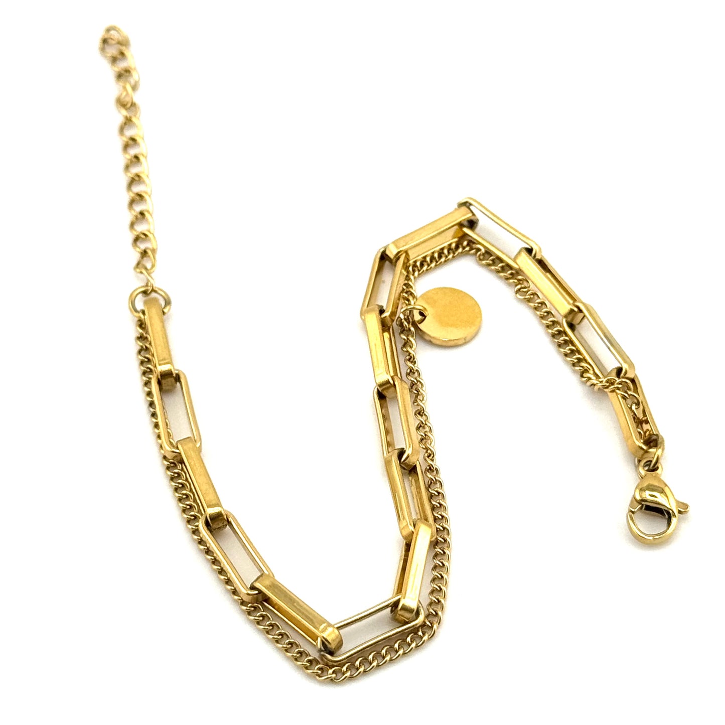 Day to Night Paperclip Bracelet