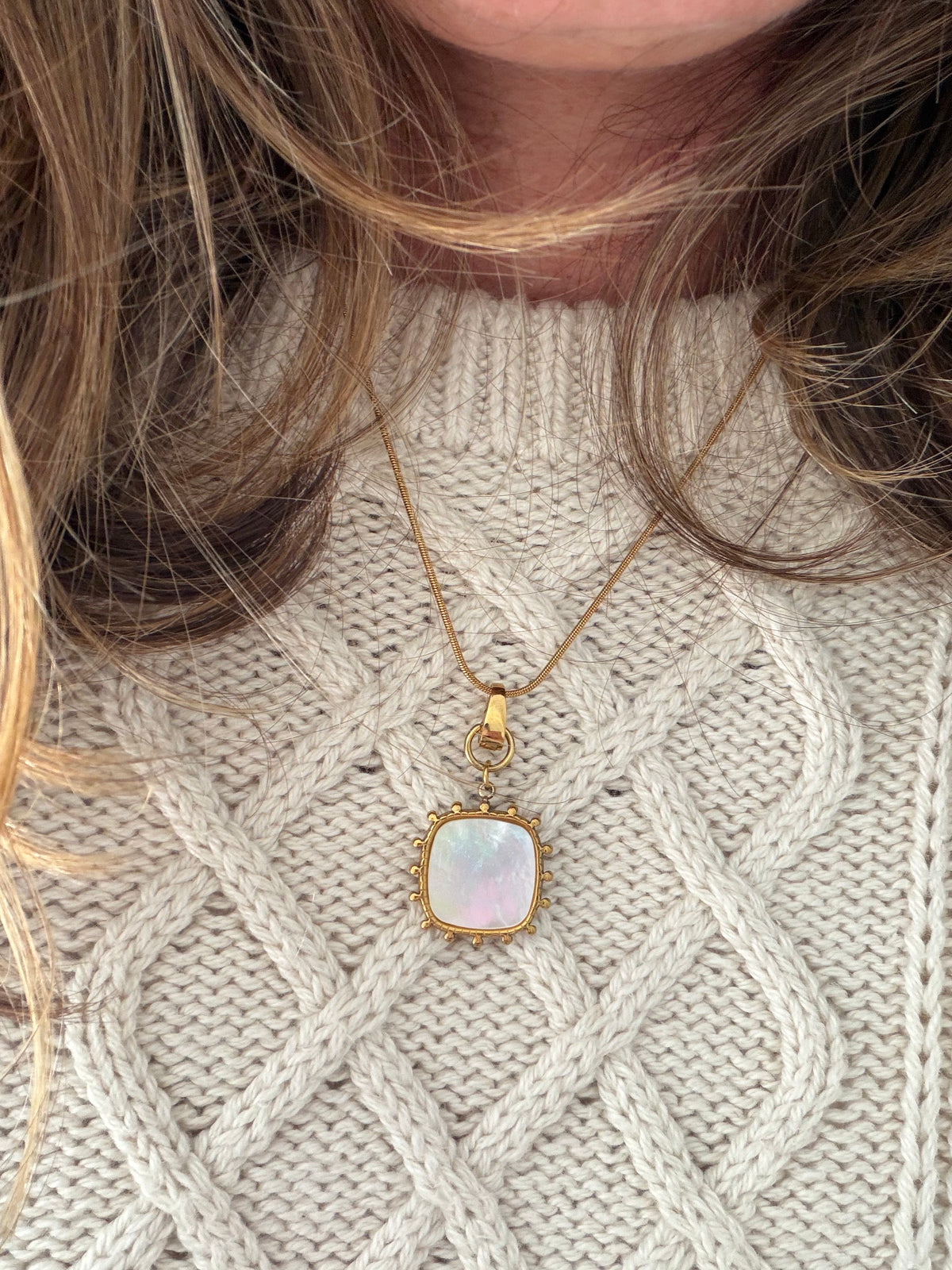 Mother of Pearl Talisman
