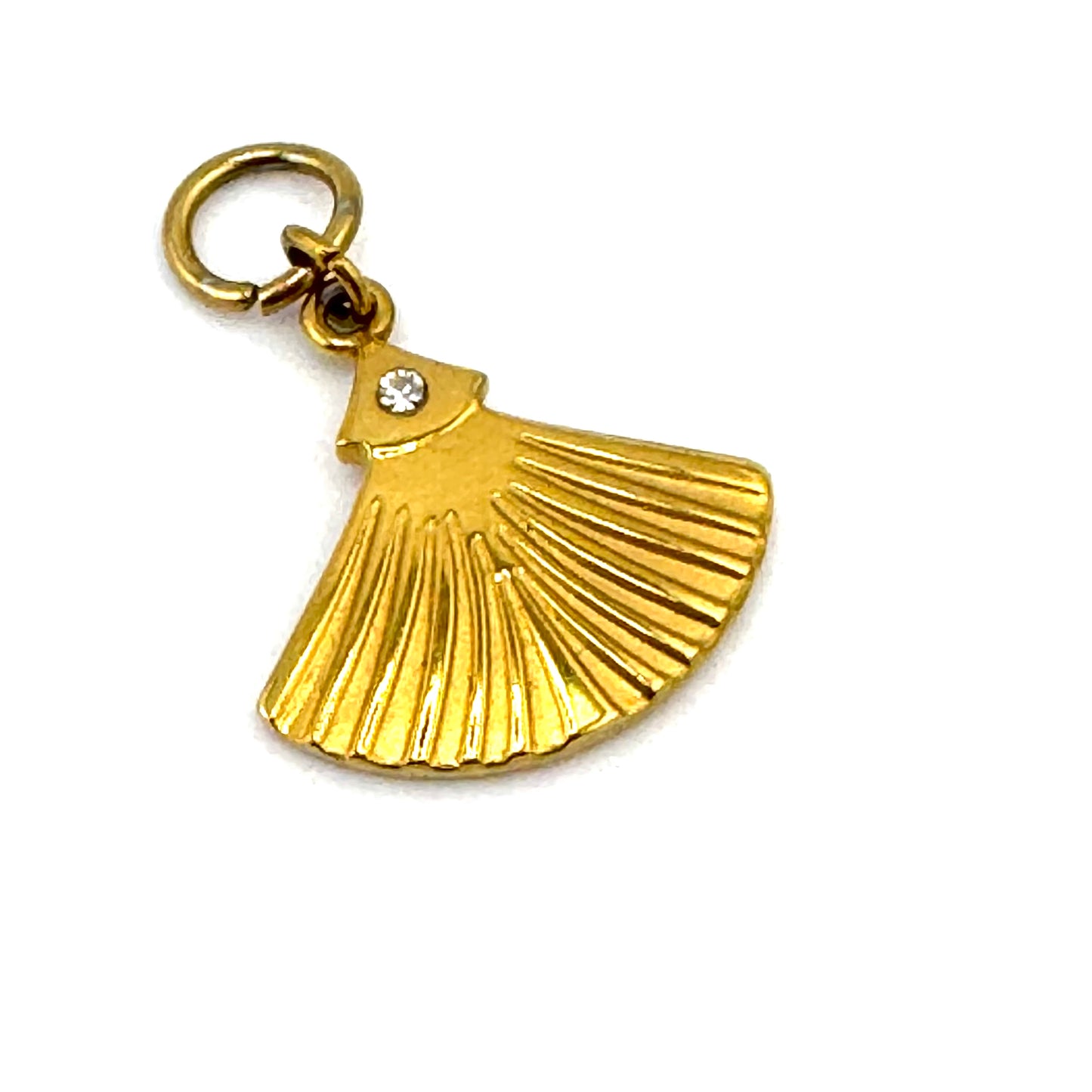 Summer Folding Fan Charm