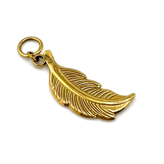 Message from Above Feather Charm
