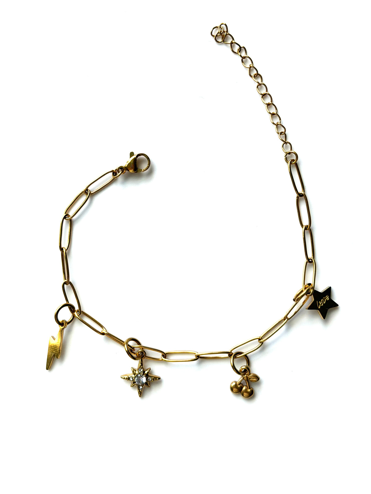 Electric Love Bracelet on white background