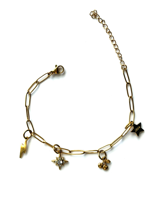 Electric Love Bracelet on white background