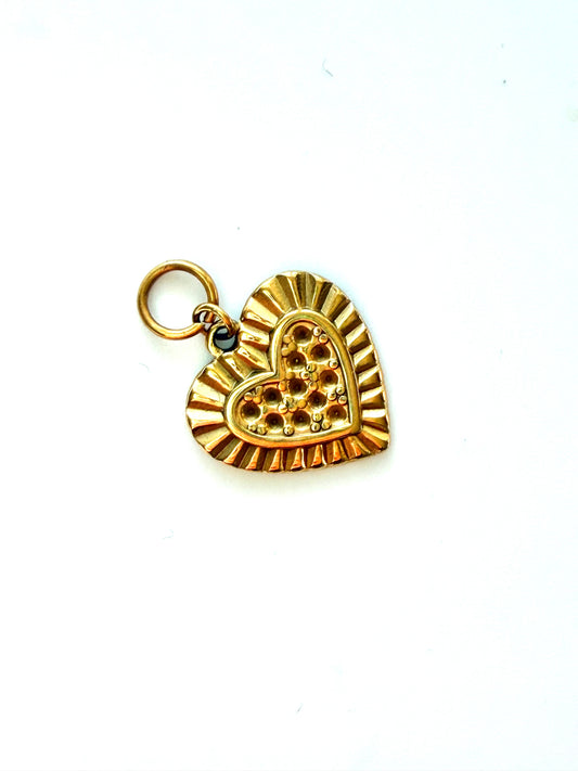 Golden Heart charm