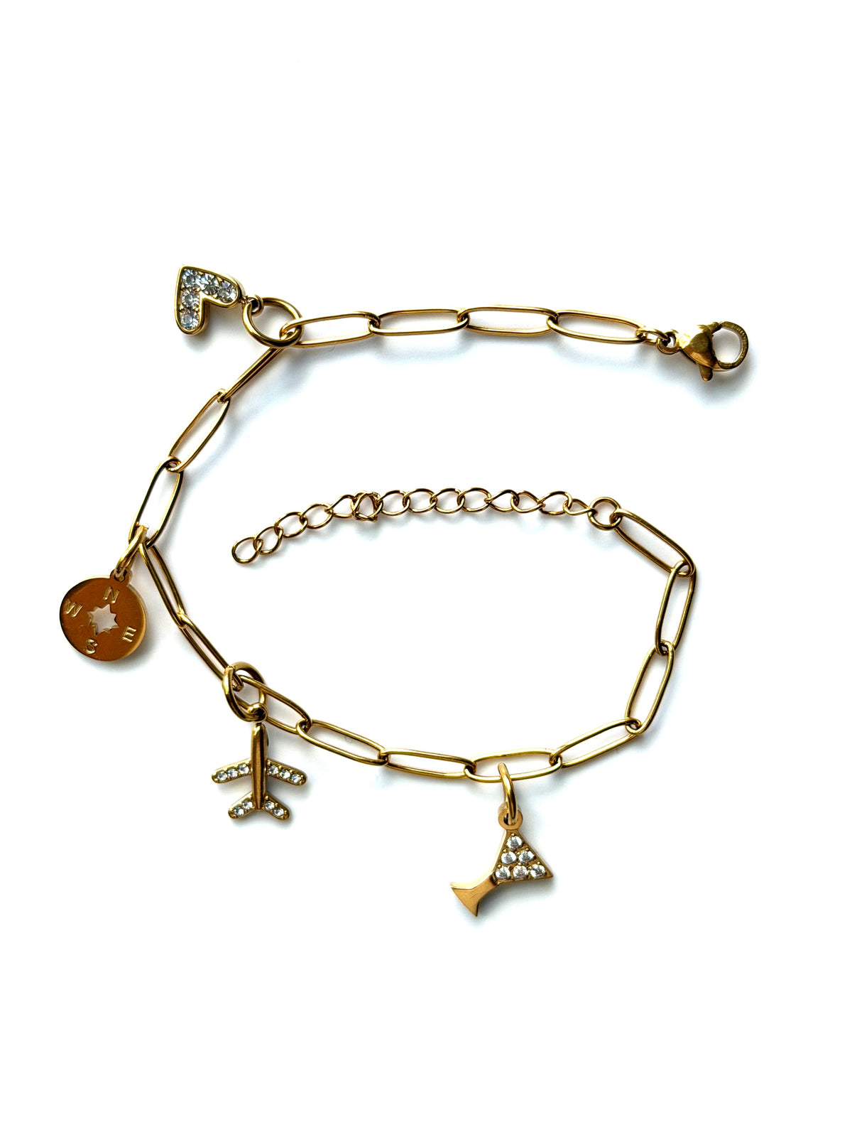 The Jetsetter Bracelet on white background